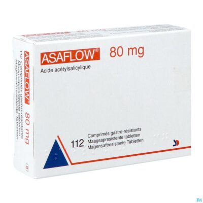 Asaflow 80mg maagsapres comp bli 112x 80mg