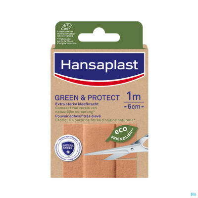 Glimlach Werkwijze ~ kant Farmazorg | Hansaplast pleisters green&protect 1mx6cm